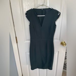 French Connection Lolo Sheath Dress Color Pine